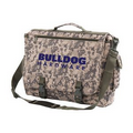 Digital Camo Deluxe Portfolio Briefcase Messenger Bag